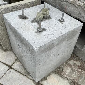 80x80 Elektrik Direği Temeli