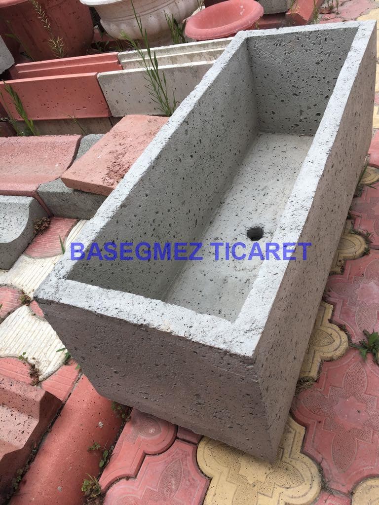 Vibratörlü Dikdörtgen Saksı